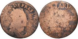 World Coins - France, Louis XIV, Liard de France, Uncertain date, Uncertain Mint, Copper