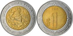 World Coins - Coin, Mexico, Peso, 2014, Mexico City, , Bi-Metallic