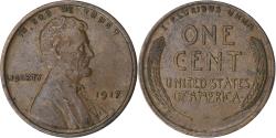 Us Coins - United States, Cent, Lincoln Cent, 1917, Philadelphia, Bronze,