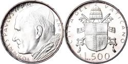 World Coins - Coin, VATICAN CITY, John Paul II, 500 Lire, 1980, Roma, FDC, , Silver
