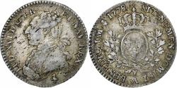 World Coins - France, Louis XVI, 1/5 Écu aux branches d'olivier, 1778, Paris, 2nd semestre