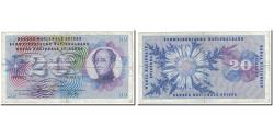 World Coins - Banknote, Switzerland, 20 Franken, 1970, 1970-01-05, KM:46r, VF(30-35)