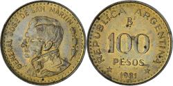 World Coins - Coin, Argentina, 100 Pesos, 1981, , Brass Clad Steel, KM:85a