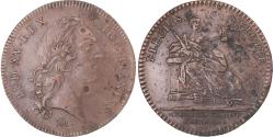 World Coins - France, Token, Louis XV, Huissiers, Commissaires-Priseurs, , Copper