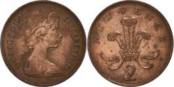 World Coins - Great Britain, Elizabeth II, 2 New Pence, 1980, Bronze, , KM:916