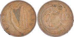 World Coins - Coin, Ireland, Penny, 1974