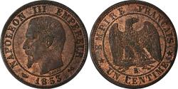 World Coins - Coin, France, Napoleon III, Napoléon III, Centime, 1853, Rouen,