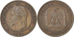 World Coins - Coin, France, Napoleon III, Napoléon III, 10 Centimes, 1861, Bordeaux
