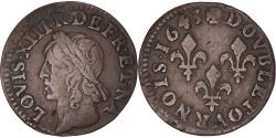 World Coins - Coin, France, Louis XIII, Double tournois de Warin, tête à gauche, Double