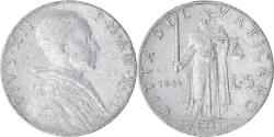 World Coins - Coin, VATICAN CITY, 5 Lire, 1951
