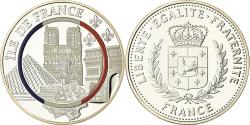 World Coins - France, Medal, Ile-de-France, Geography, , Silver