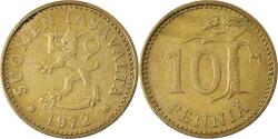 World Coins - Coin, Finland, 10 Pennia, 1972