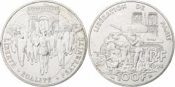 World Coins - France, 100 Francs, Libération de Paris, 1994, MDP, Silver,