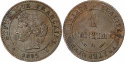 World Coins - France, Centime, Cérès, 1895, Paris, Bronze, , Gadoury:88, KM:826.1