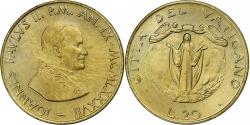 World Coins - VATICAN CITY, John Paul II, 20 Lire, 1987, Aluminum-Bronze, , KM:200