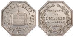World Coins - France, Token, Notary, 1854, , Silver, Lerouge:12