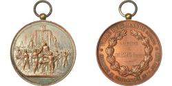 World Coins - France, Medal, Concours de Gymnastique, Ville de Mandé, 1887, Vernon