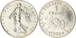 World Coins - Coin, France, Semeuse, Franc, 1988, FDC, , Nickel, KM:925.1