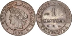 World Coins - Coin, France, Cérès, Centime, 1875, Bordeaux, , Bronze, KM:826.2