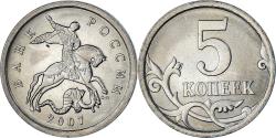 World Coins - Coin, Russia, 5 Kopeks, 2007, Saint-Petersburg, , Copper-Nickel Clad