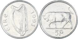 World Coins - Coin, Ireland, 5 Pence, 1993