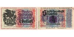 World Coins - Germany, Bielefeld, 1,05 Goldmark, 1923-11-08, UNC(63), Grabowski:95