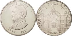 World Coins - France, Medal, Les Présidents de la République, René Coty, French Fifth