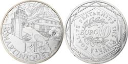 World Coins - France, 10 Euro, Euros des régions, Martinique, 2011, Paris, Silver,