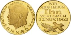 World Coins - Germany, Medal, John F. Kennedy, 1963, Gold, MS(60-62)