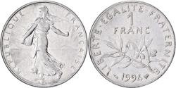 World Coins - France, Franc, Semeuse, 1994, Paris, Nickel, , KM:925.1
