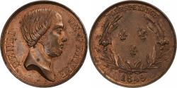 World Coins - France, Medal, Henri De France, 1849, Copper,