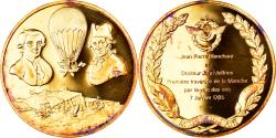 World Coins - France, Medal, Conquête de l'Air, 1ère Traversée de la Manche, Aviation