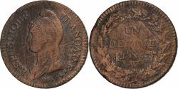 World Coins - France, Decime, Dupré, AN 5, Lille, Copper, , Gadoury:187, KM:640