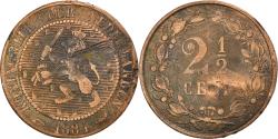 World Coins - Coin, Netherlands, 2-1/2 Cent, 1884