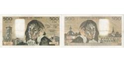 World Coins - France, 500 Francs, Pascal, 1984-07-05, F.213, EF(40-45)