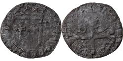 World Coins - Coin, France, Louis XIII, Faux douzain Huguenot, Surfrappe sur Double tournois