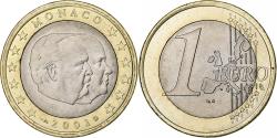 World Coins - France, Rainier III, Euro, 2001, Paris, Bi-Metallic, , KM:173