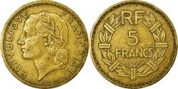 World Coins - Coin, France, Lavrillier, 5 Francs, 1940, , Aluminum-Bronze, KM:888a.1
