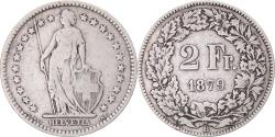 World Coins - Coin, Switzerland, 2 Francs, 1879, Bern, , Silver, KM:21