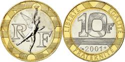 World Coins - Coin, France, Génie, 10 Francs, 2001, Paris, , Aluminum-Bronze