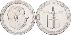 World Coins - France, Medal, Charles De Gaulle, 1970, Silver,