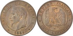 World Coins - Coin, France, Napoleon III, Napoléon III, 2 Centimes, 1861, Strasbourg