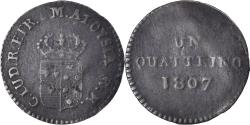 World Coins - Coin, ITALIAN STATES, Charles-Louis de Bourbon, Quattrino, 1806,