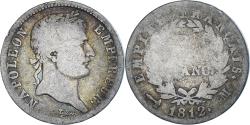 World Coins - Coin, France, Napoleon I, 1 Franc, 1812, Toulouse, , Silver, KM:692.10