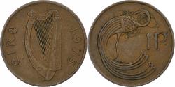 World Coins - Ireland, Penny, 1975