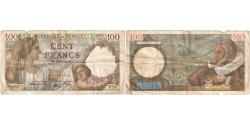 World Coins - France, 100 Francs, Sully, 1941, C.19974, F(12-15), Fayette:26.48, KM:94