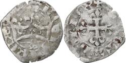 World Coins - France, Charles IV, Double Parisis, 1323-1328, Billon, , Duplessy:244b