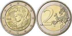 World Coins - Austria, 2 Euro, 100th Anniversary - Republic of Austria, 2018, Vienna