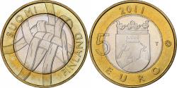 World Coins - Finland, 5 Euro, Provinces - Karelia, 2011, Vantaa, , Bi-Metallic
