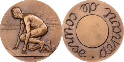 World Coins - France, Medal, Départ de Course, 1966, Bronze, Gibert,